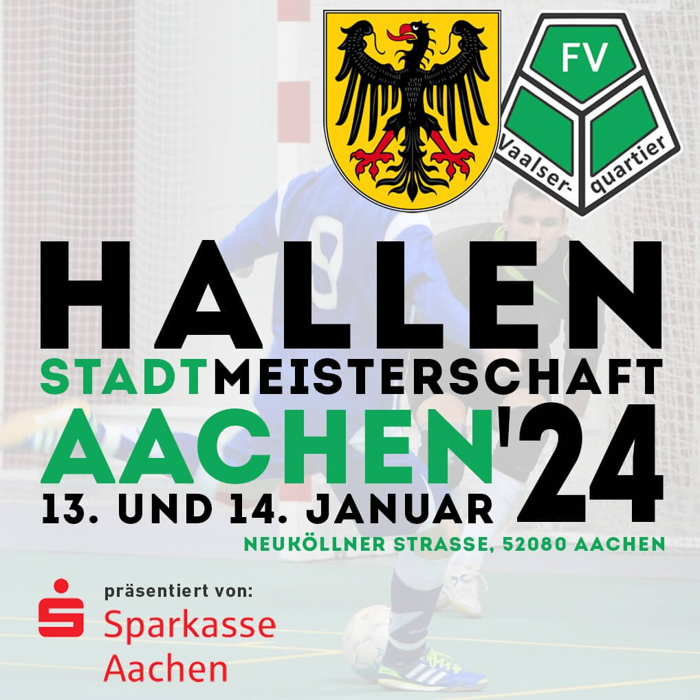 Auslosung zur Hallenstadtmeisterschaft 2024